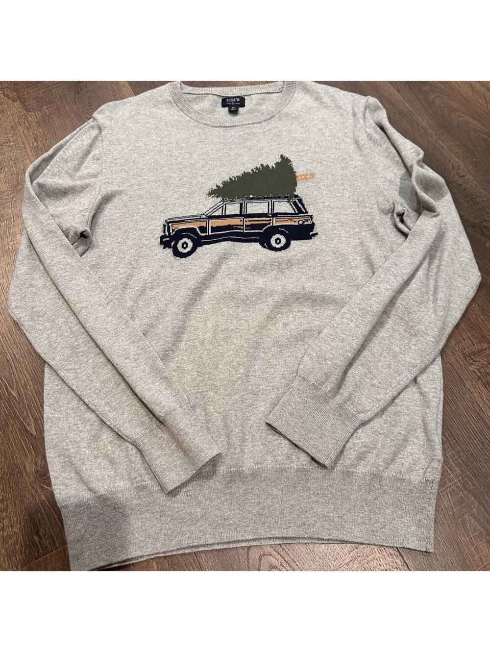 J.Crew Men's Grey Jumper